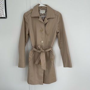 Tan Banana Republic Trench